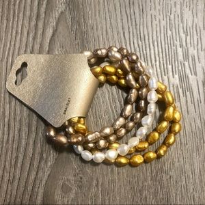 Freshwater Cultured Pearl Stretch Bracelet